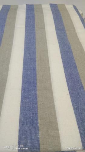 BEDSHEET STRIPE 90X108 2 PILLOW COVER